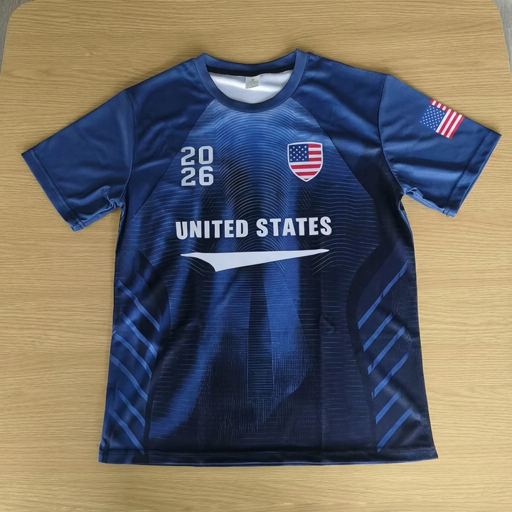 T-shirt technique de soccer pour hommes