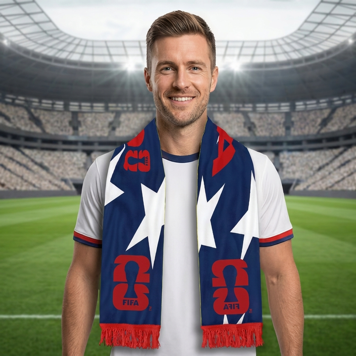Écharpe de Fan de Football Coupe du Monde