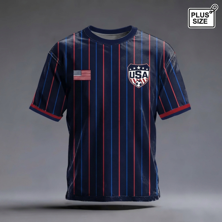 T-shirt de football décontracté pour hommes
