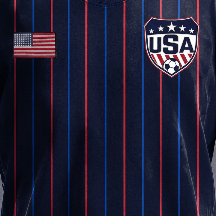 T-shirt de football décontracté pour hommes