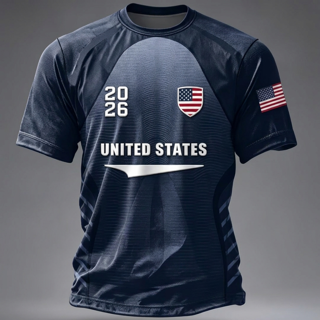 T-shirt de fan de football imprimé pour hommes