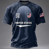 T-shirt de fan de football imprimé pour hommes