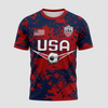 T-shirt de football patriotique des États-Unis pour hommes