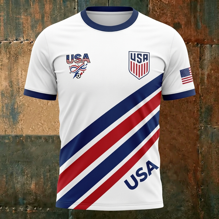 2026 T-shirt de football inspiré par les USA