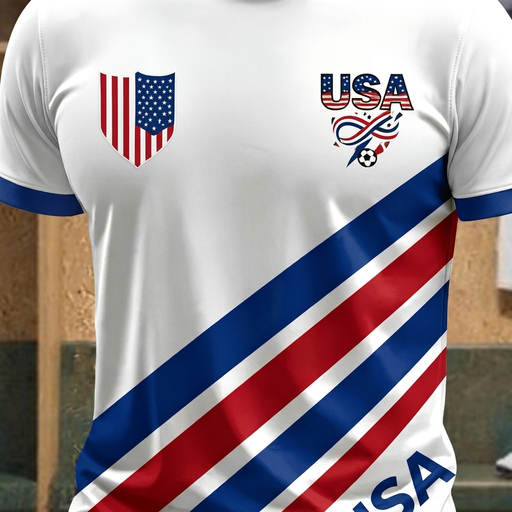 2026 T-shirt de football inspiré par les USA