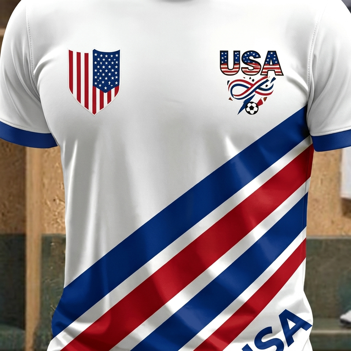 2026 T-shirt de football inspiré par les USA