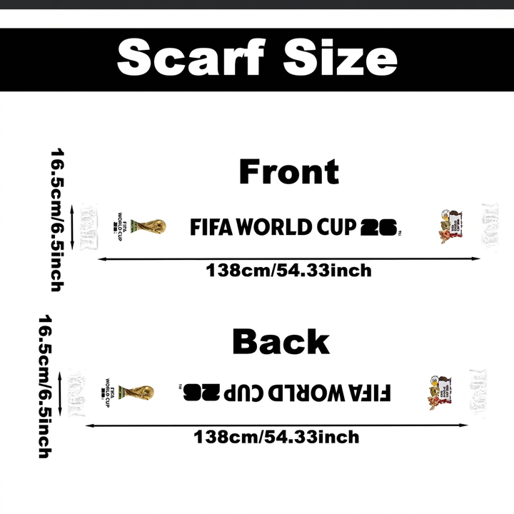 Écharpe de Célébration du Football Mondial
