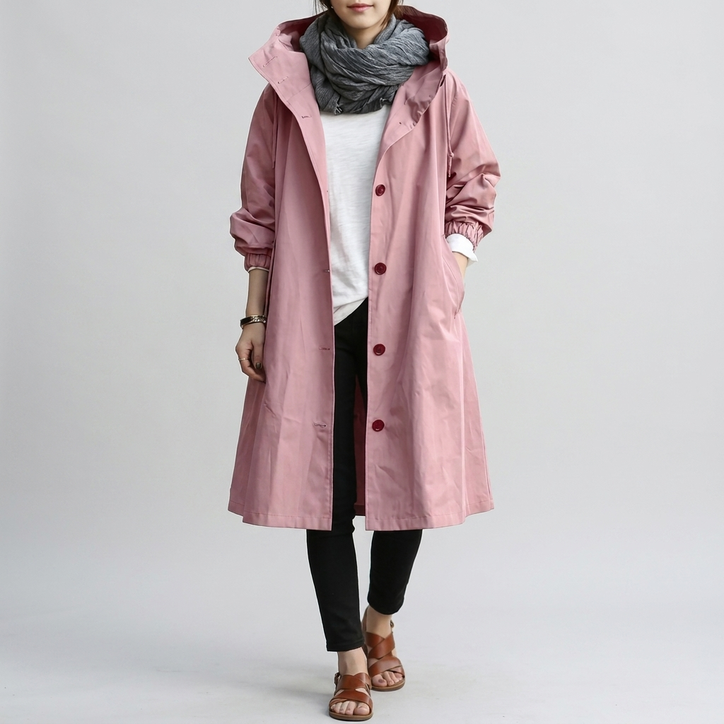 Manteau de Pluie pour Femme – Vêtements Tendance pour Jours Humides