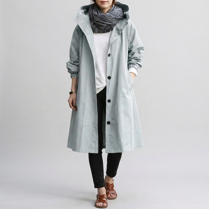 Manteau de Pluie pour Femme – Vêtements Tendance pour Jours Humides