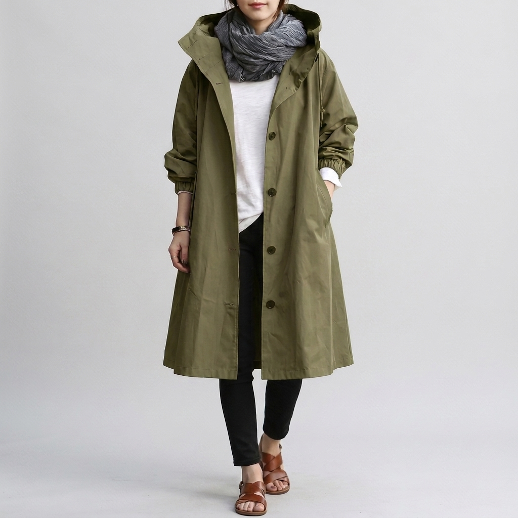 Manteau de Pluie pour Femme – Vêtements Tendance pour Jours Humides