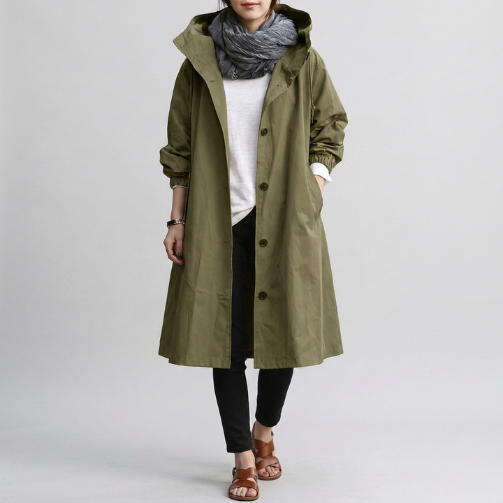 Manteau de Pluie pour Femme – Vêtements Tendance pour Jours Humides