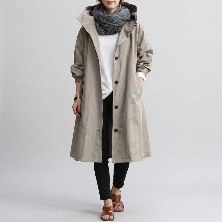 Manteau de Pluie pour Femme – Vêtements Tendance pour Jours Humides