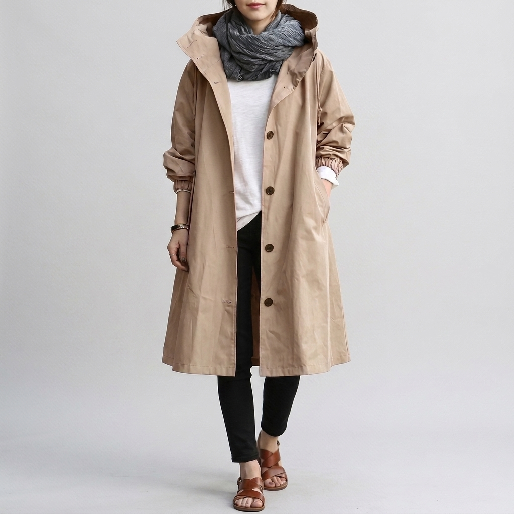 Manteau de Pluie pour Femme – Vêtements Tendance pour Jours Humides