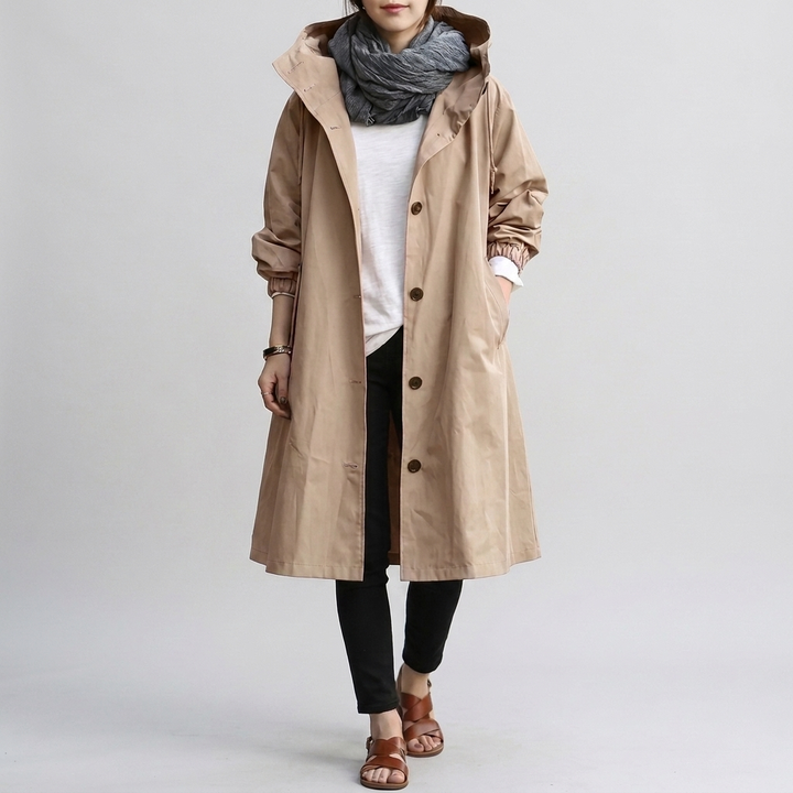 Manteau de Pluie pour Femme – Vêtements Tendance pour Jours Humides