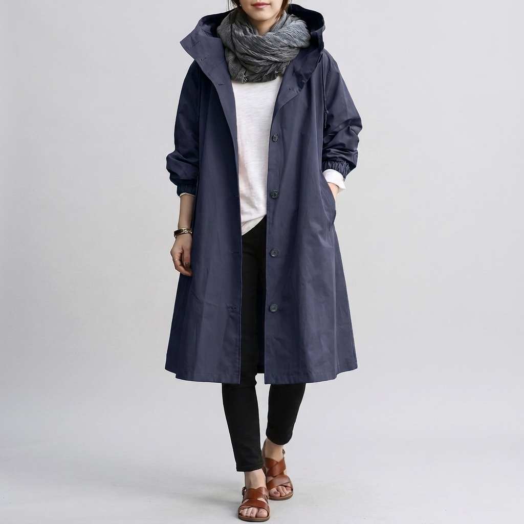 Manteau de Pluie pour Femme – Vêtements Tendance pour Jours Humides