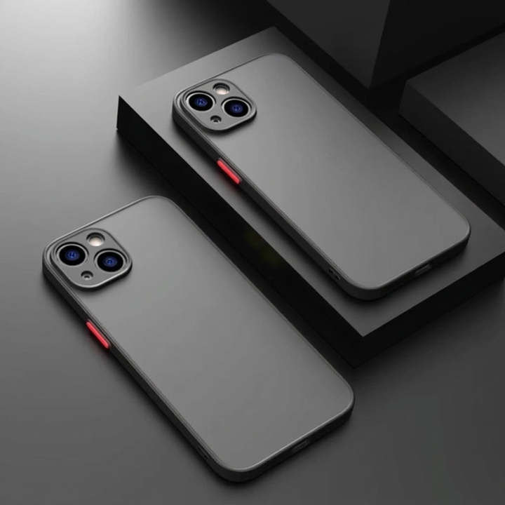 Coque de téléphone en acrylique minimaliste transparente