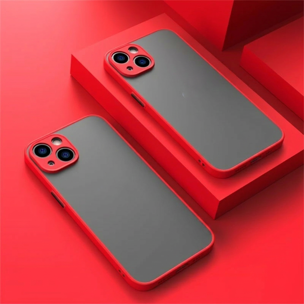 Coque de téléphone en acrylique minimaliste transparente