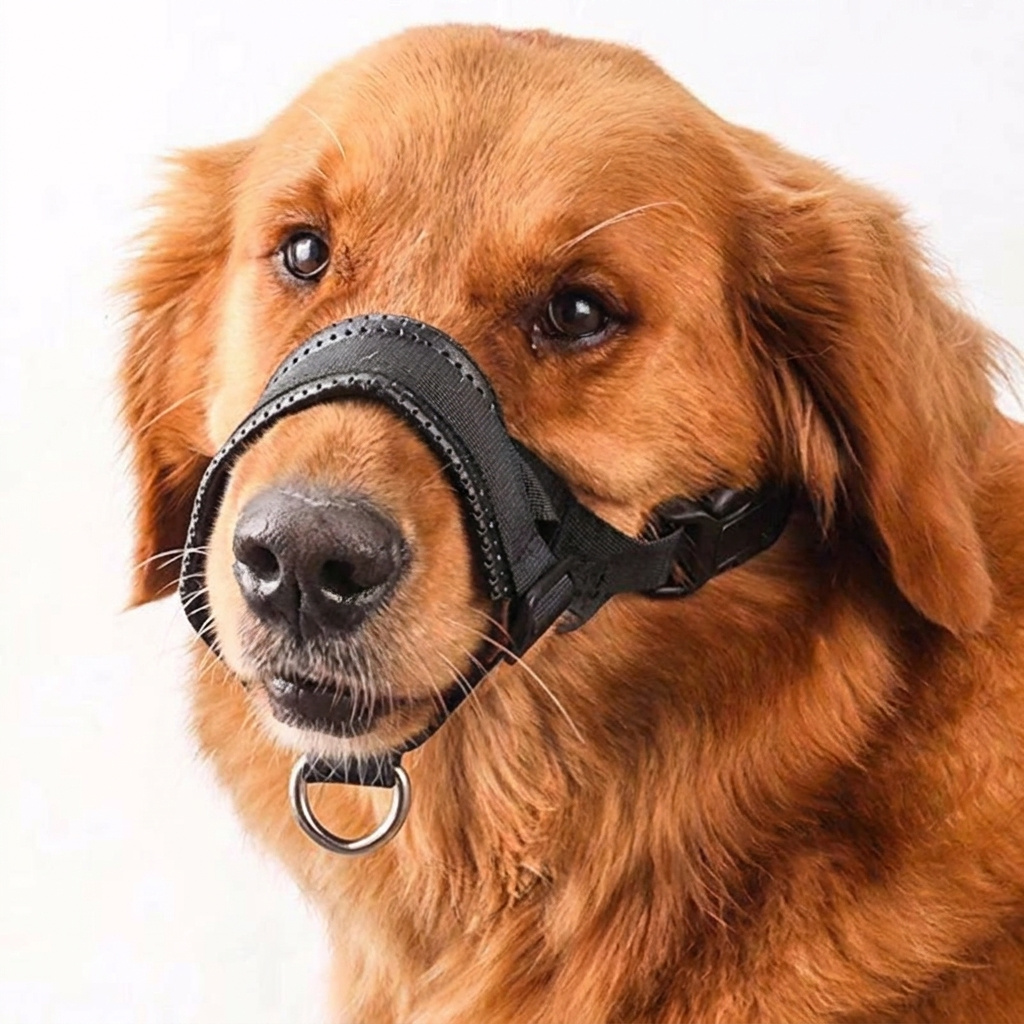 Muselière pour chien ajustable et sécurisée