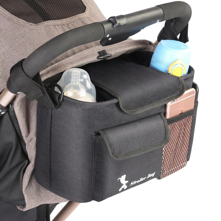 Sac de Rangement pour Poussette Multi-Poches