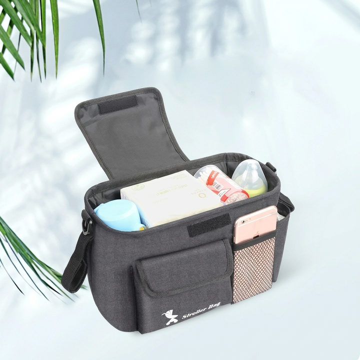 Sac de Rangement pour Poussette Multi-Poches