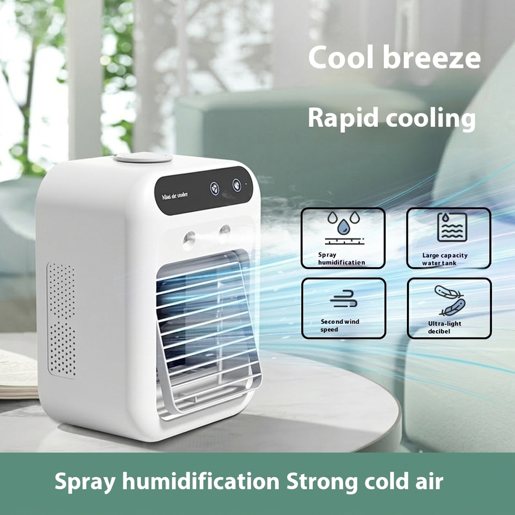 Ventilateur de refroidissement d'air compact pour maison