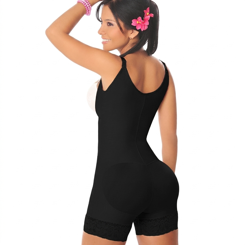 Body sculptant sans coutures avec soutien fessier