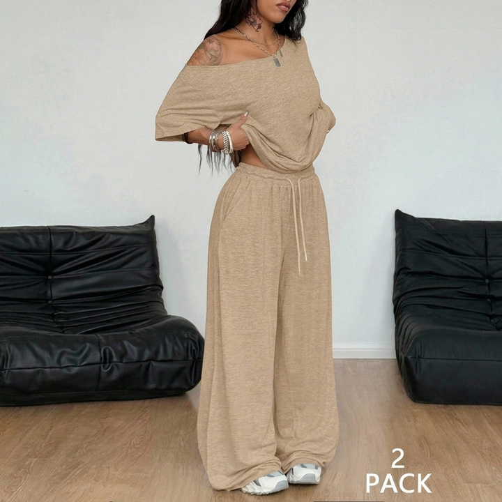Ensemble de détente 2 pièces pour femmes