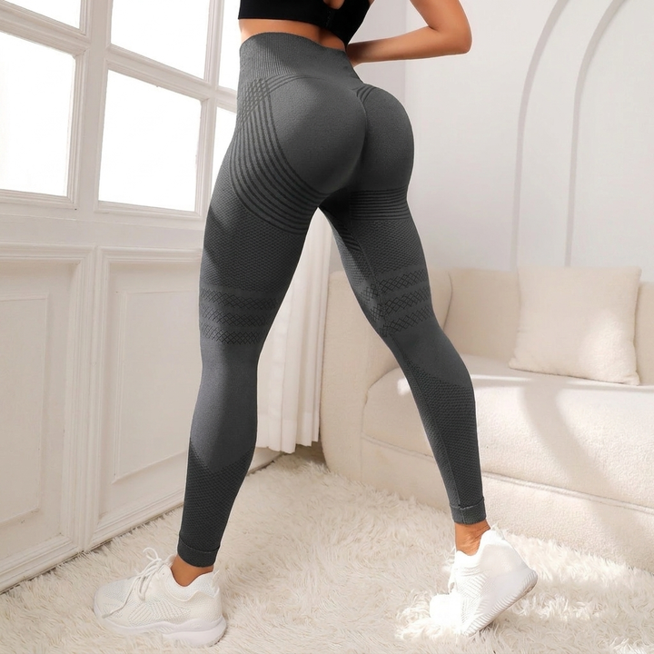Leggings Extensibles Sans Couture Haut Taille Soutien Hanches