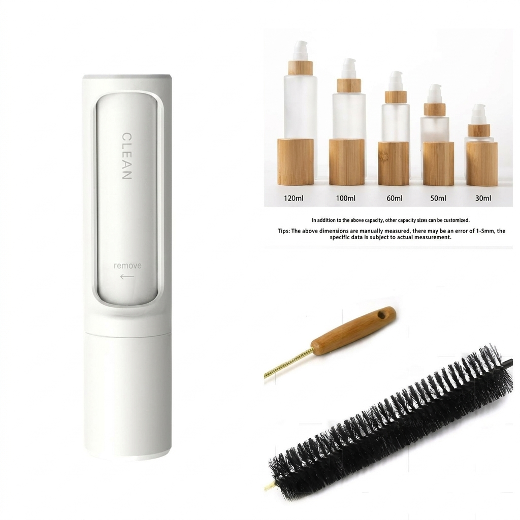 Outil portable de nettoyage des poils d'animaux auto-nettoyant