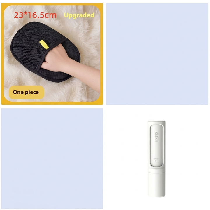 Outil portable de nettoyage des poils d'animaux auto-nettoyant