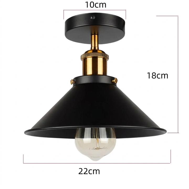 Lampe de Plafond Ferme Industrielle