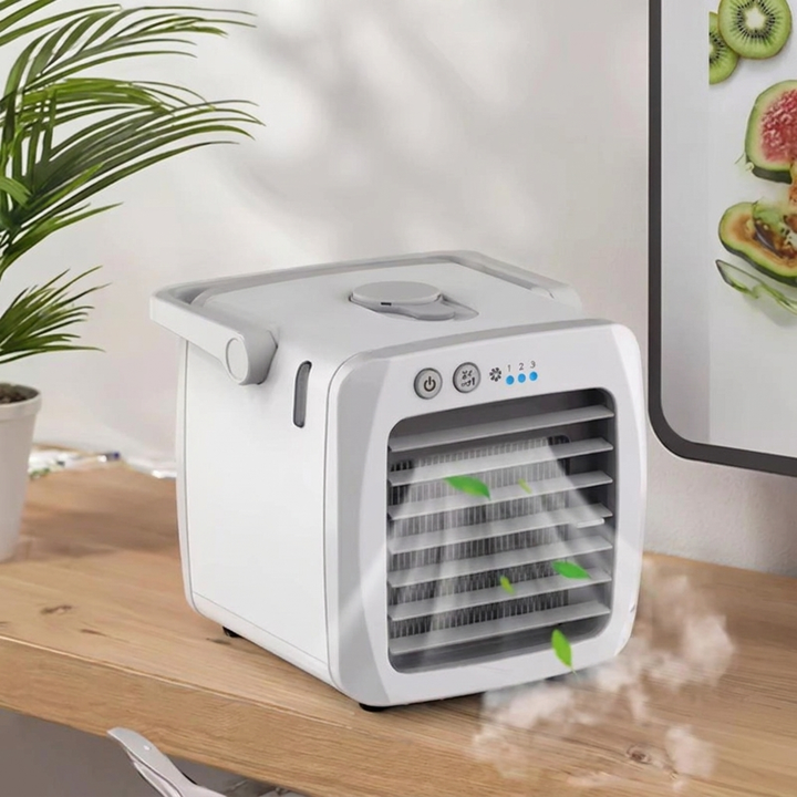 Climatiseur Portable Unisexe 4-en-1 avec Humidificateur & Purificateur