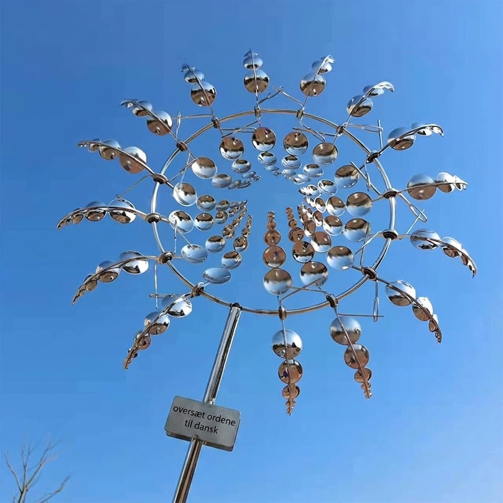 Moulin à Vent Kinetique en Métal Anti-Rouille
