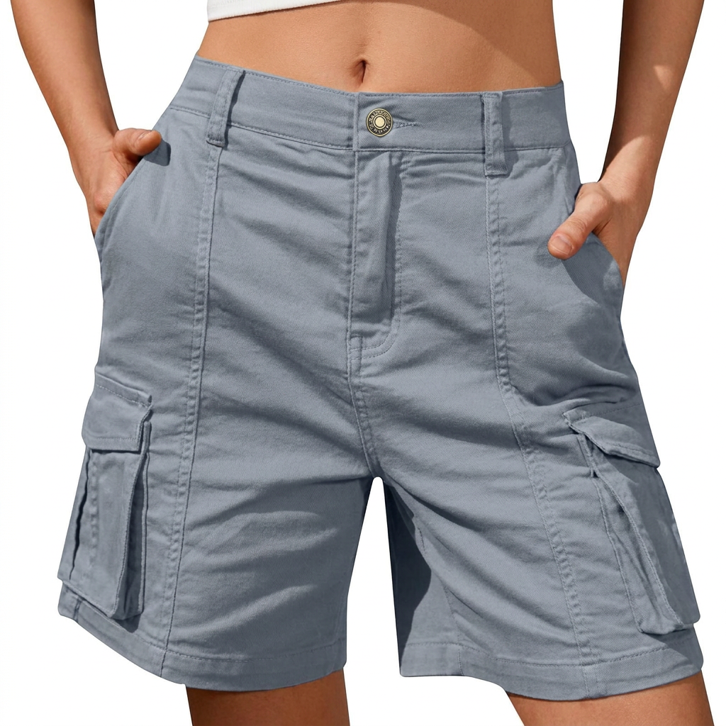 Shorts Cargo - Taille Haute