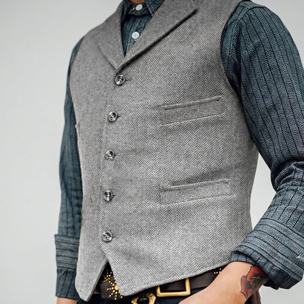Gilet vintage pour homme