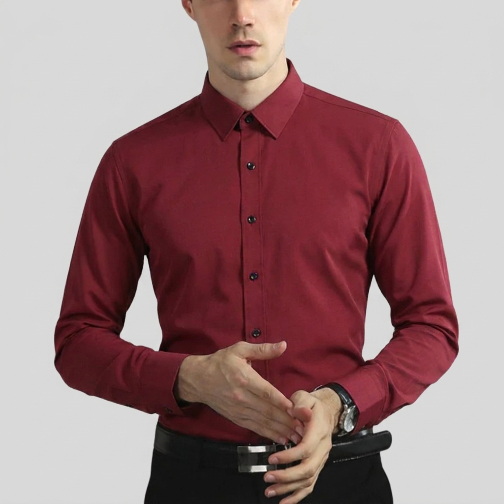 Chemise pour homme sans repassage