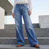 Grace | Jeans Hauts Taille Large Vintage Retro