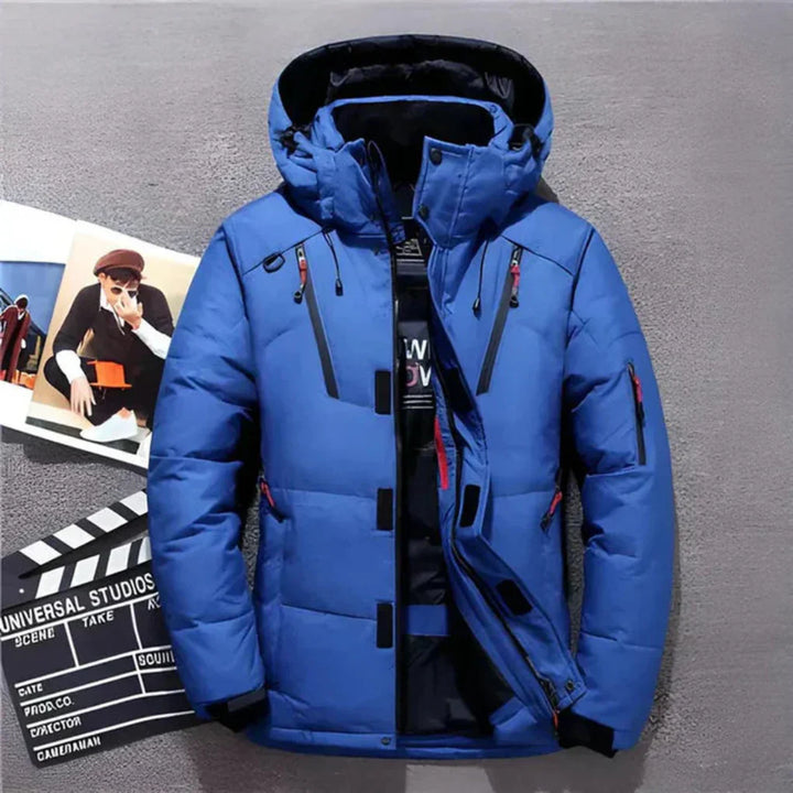 Veste isolante pour homme avec capuche