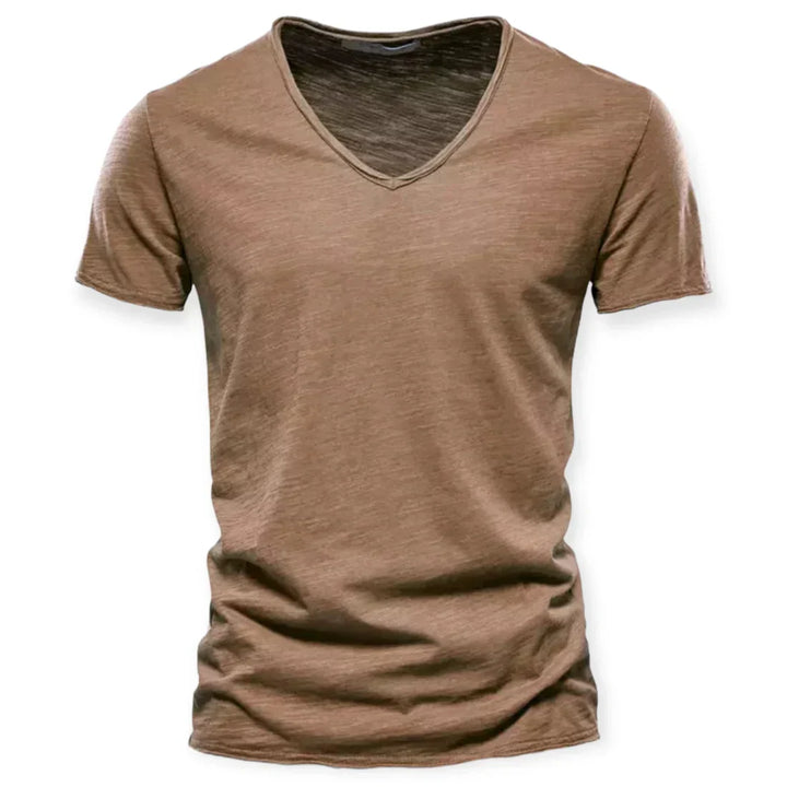 T-shirt V à col en V pour hommes