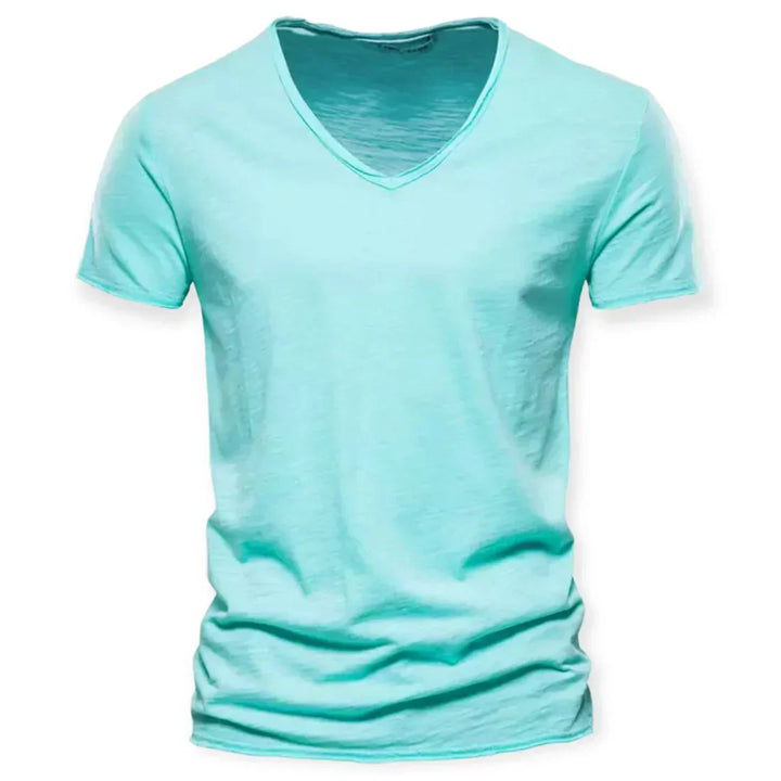 T-shirt V à col en V pour hommes