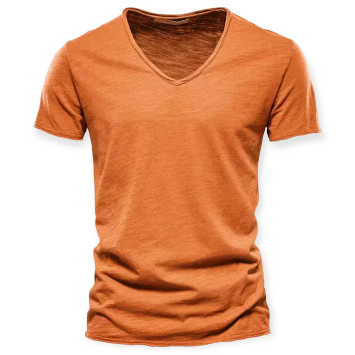 T-shirt V à col en V pour hommes