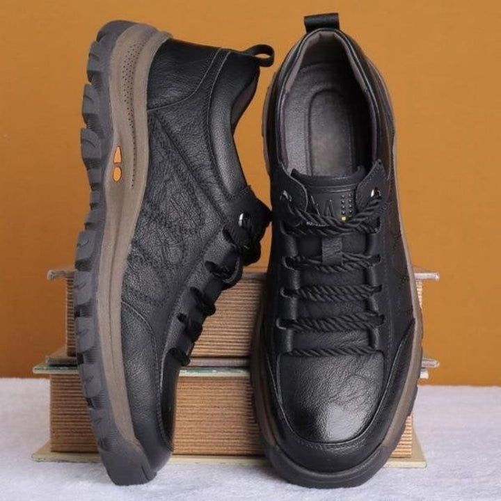 Chaussures en cuir conçues pour l'équilibre pour hommes