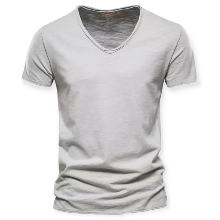 T-shirt V à col en V pour hommes