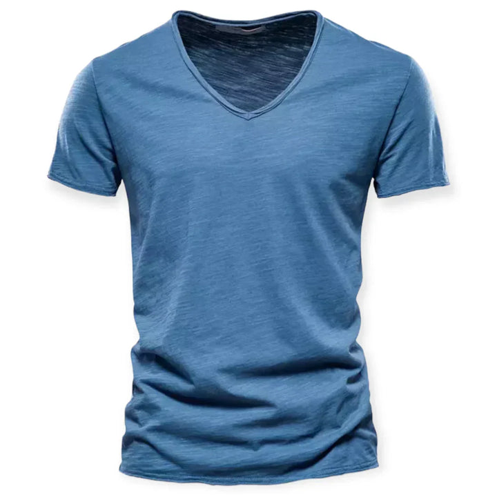 T-shirt V à col en V pour hommes