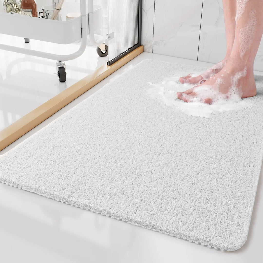 Tapis de Bain PVC Antidérapant avec Surface de Massage Douce