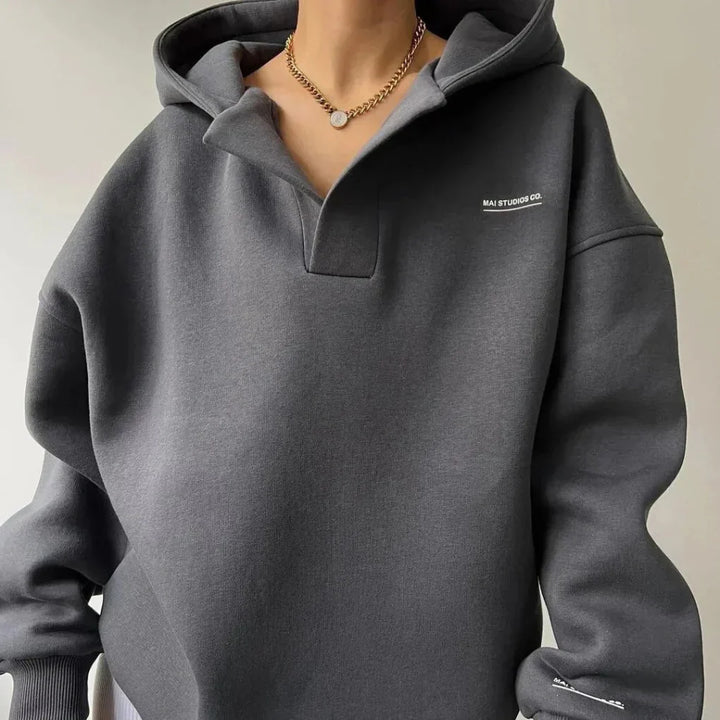 Sweat à capuche pour femmes – Couche d'hiver détendue