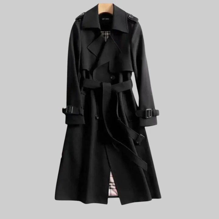 Manteau Trench Classique de Transition pour Femmes