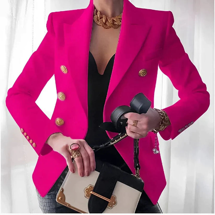 Blazer Femme Inspiré Ancien Taille Classique avec une Touche Contemporaine