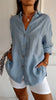Chemise Bouton-Casual pour Femme
