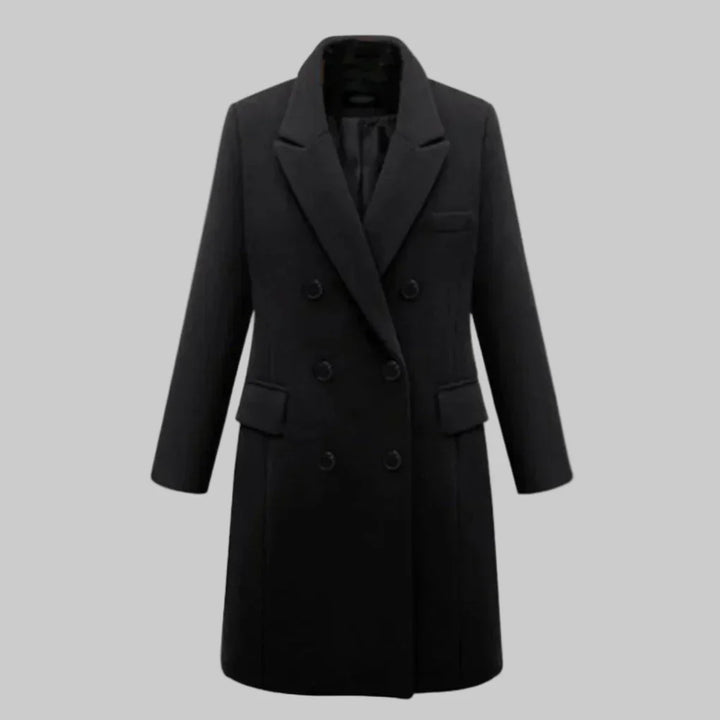 Manteau Long Femme – Couverture Élégante avec Style Prêt pour l'Hiver